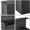 Zenewood Galvanized Steel Wall Mount Outdoor Mailbox - W1839