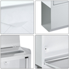 Zenewood Galvanized Steel Wall Mount Outdoor Mailbox - W1812N