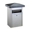 Zenewood Galvanized Steel Wall Mount Mailbox - W1192B