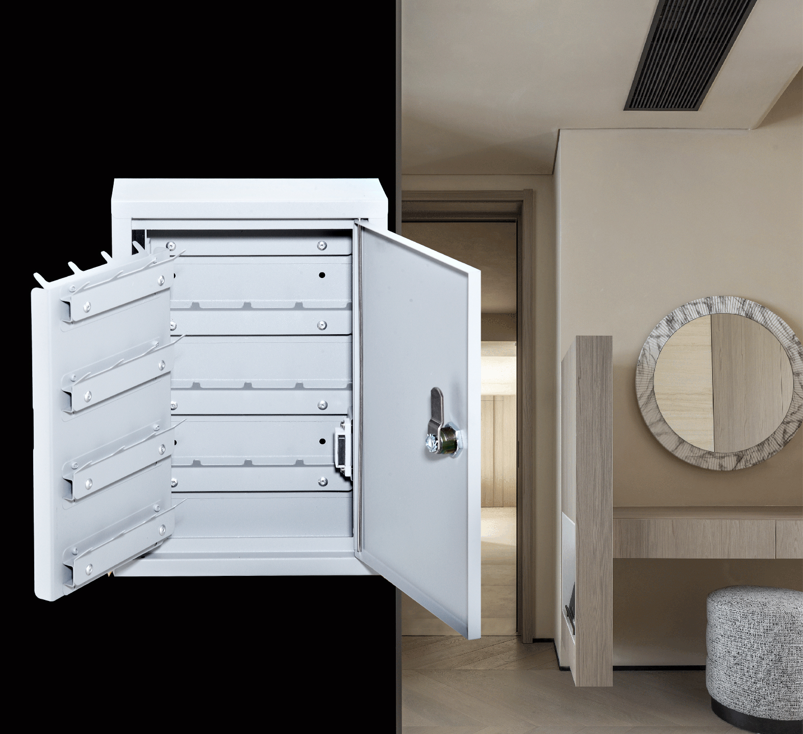 Wall Mounted Key Box