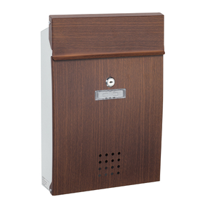Zenewood Wall Mount Outdoor Wooden Printing Mailbox - W1509WT