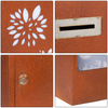 Zenewood Galvanized Steel Wall Mount Mailbox - w1826