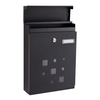 Zenewood Galvanized Steel Wall Mount Modern Design Mailbox - WLD18G