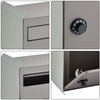 Zenewood Galvanized Steel Wall Mount Cluster Mailbox - WLC007