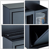 Zenewood Galvanized Steel Wall Mount Outdoor Mailbox - W1860