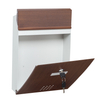 Zenewood Wall Mount Outdoor Wooden Printing Mailbox - W1509WT