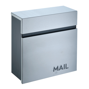 Zenewood Stainless Steel Galvanized Steel Wall Mount Outdoor Mailbox - W1836
