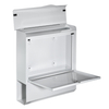 Zenewood Galvanized Steel Wall Mount Outdoor Mailbox - W1812N