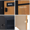 Zenewood Wood Grain Mailbox & Delivery Safety Box - WPB034