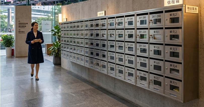 china apartment mailboxes