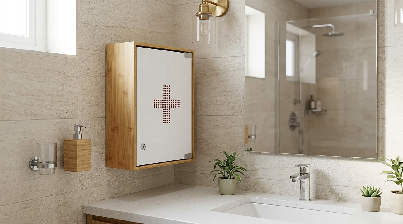 Wall Mounted Medicine Cabinet
